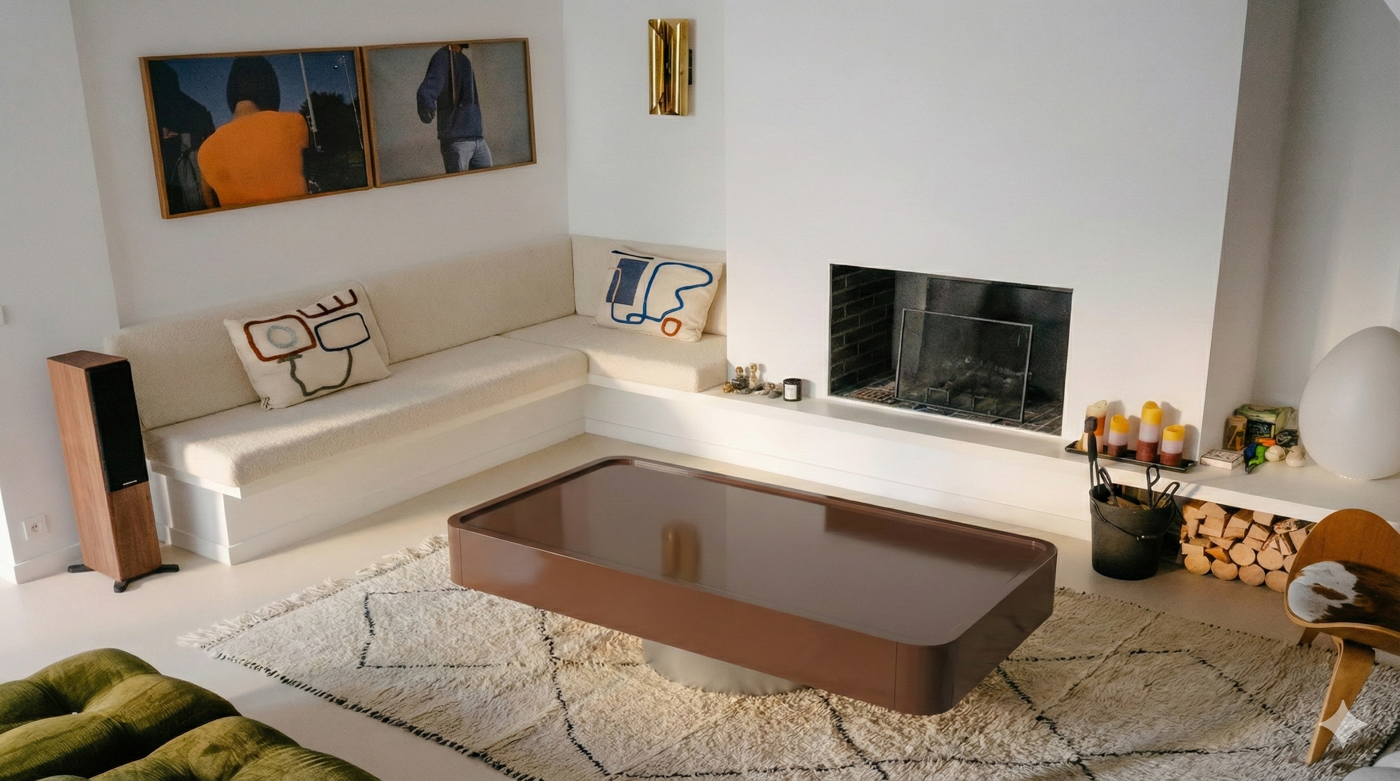 Ambiance table basse MARTINI Chocolat