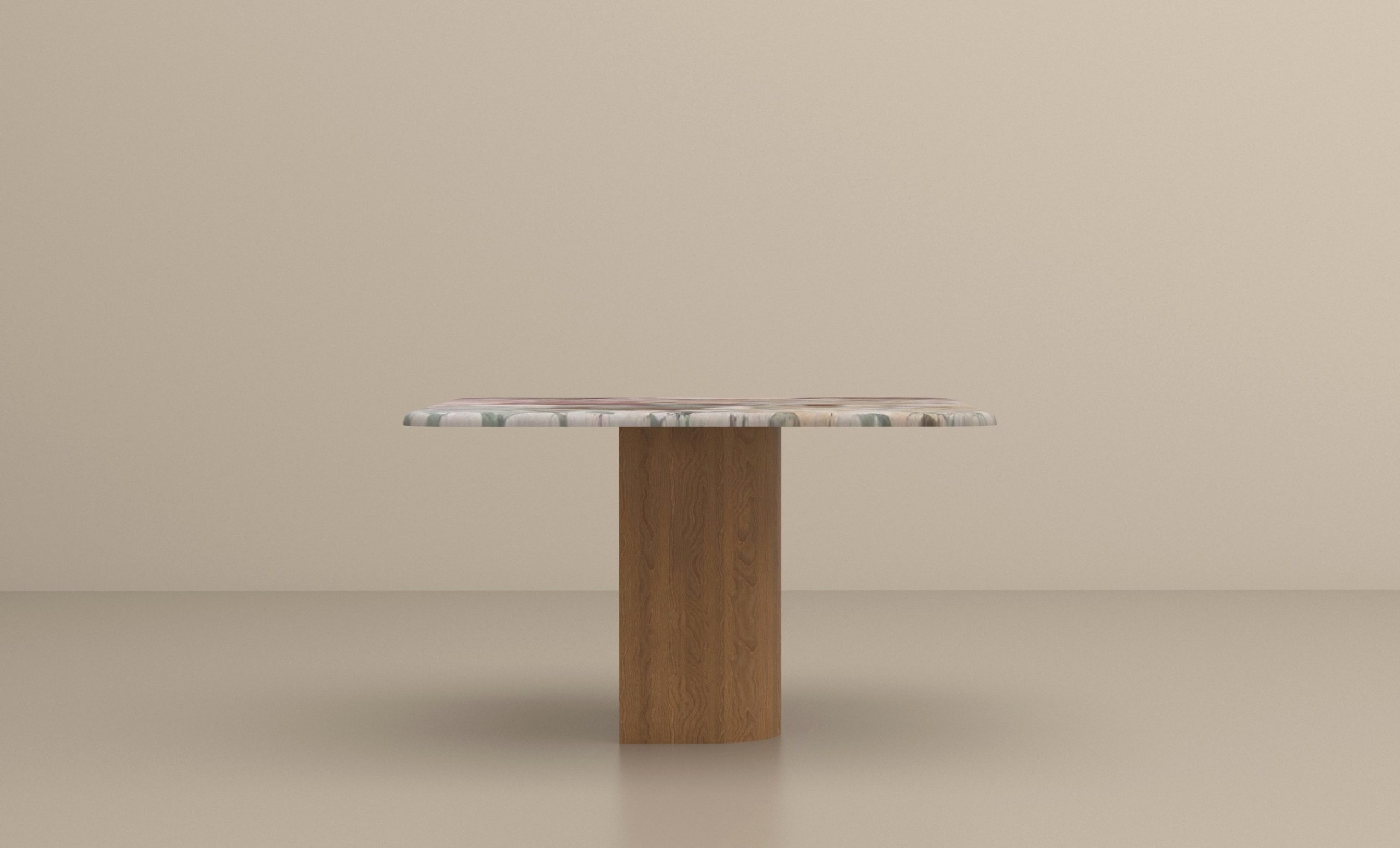 TABLE COTE PIED BOIS ET PLATEAUBOTICELI