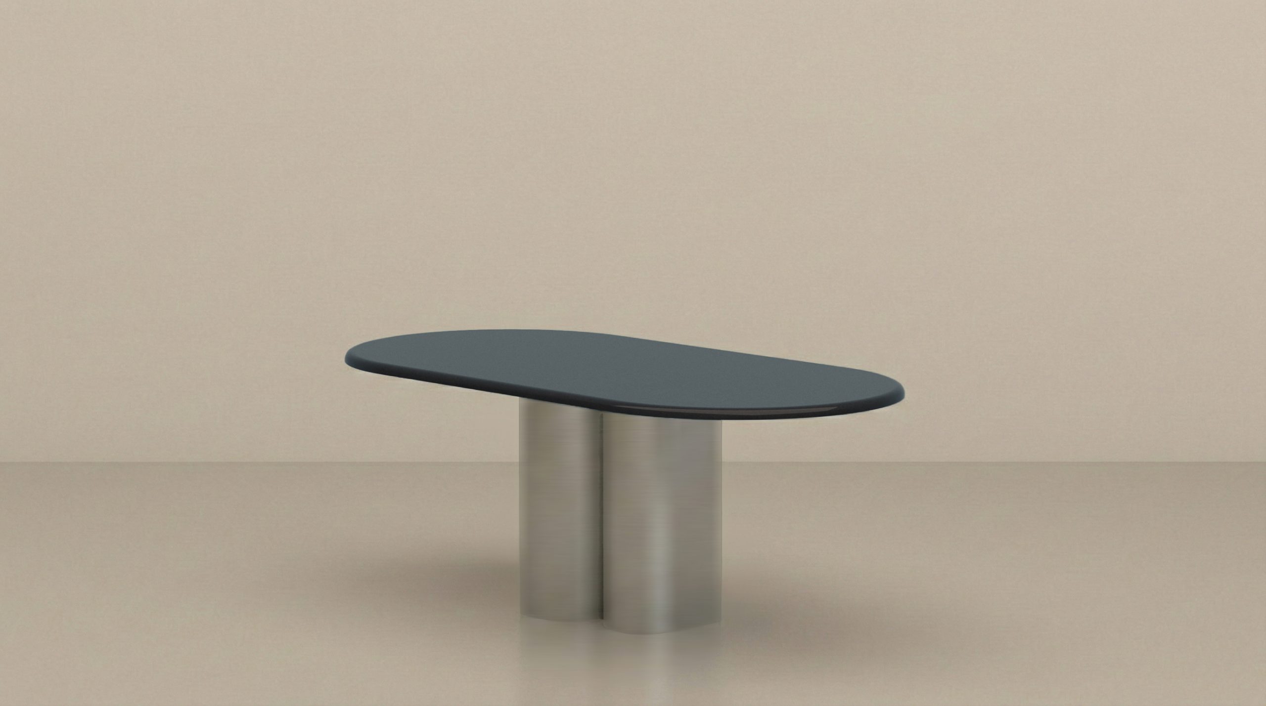 Table BOLD medium Bleu nuit pers