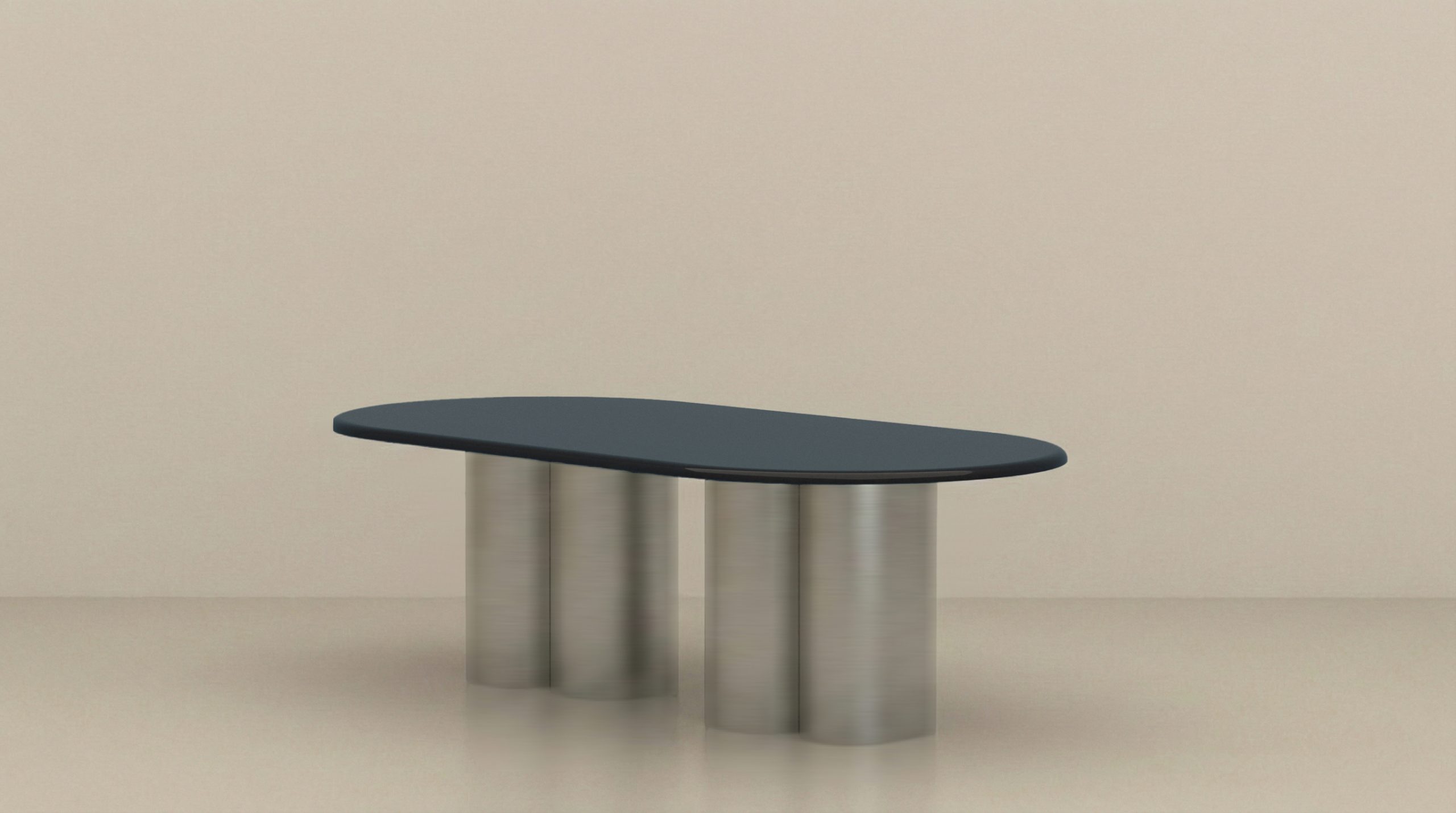 Table BOLD large Bleu nuit pers