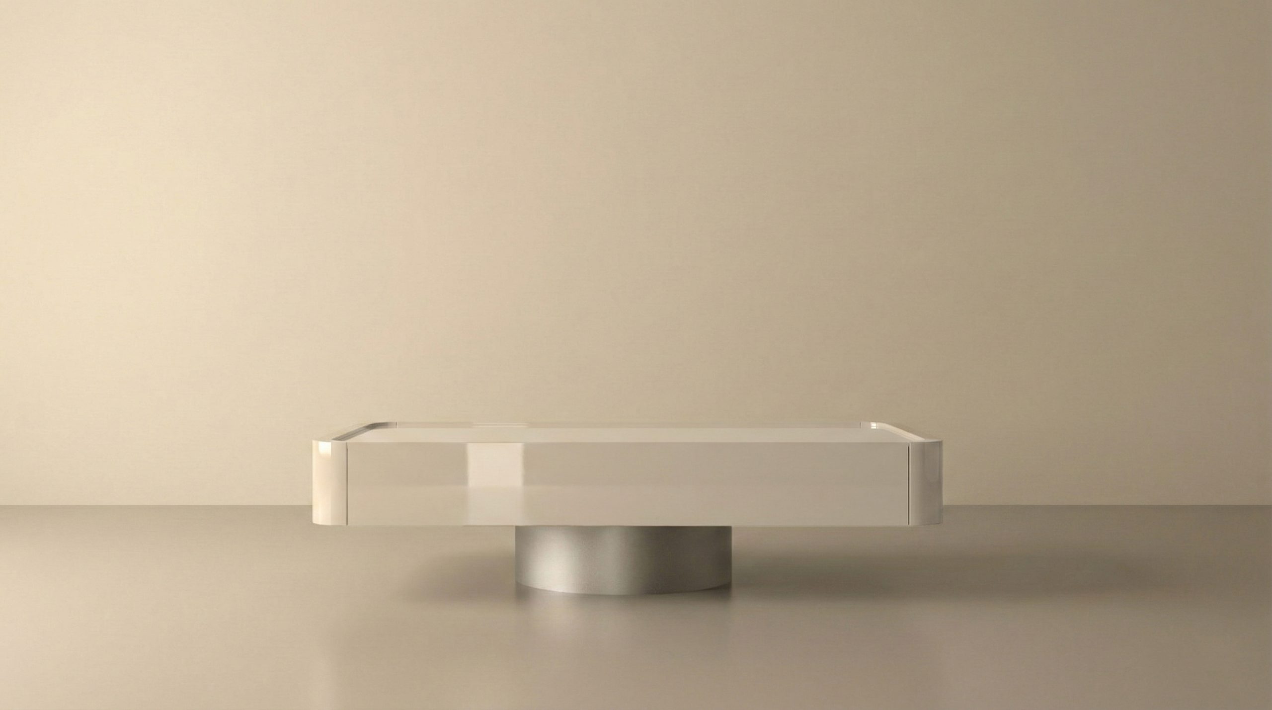 Table basse MARTINI Ivoire face