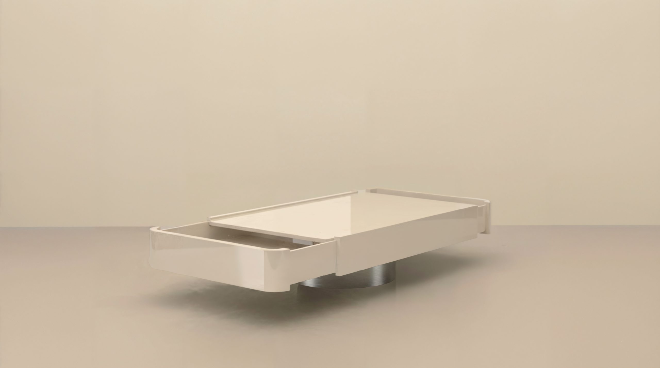 Table basse MARTINI Ivoire pers open