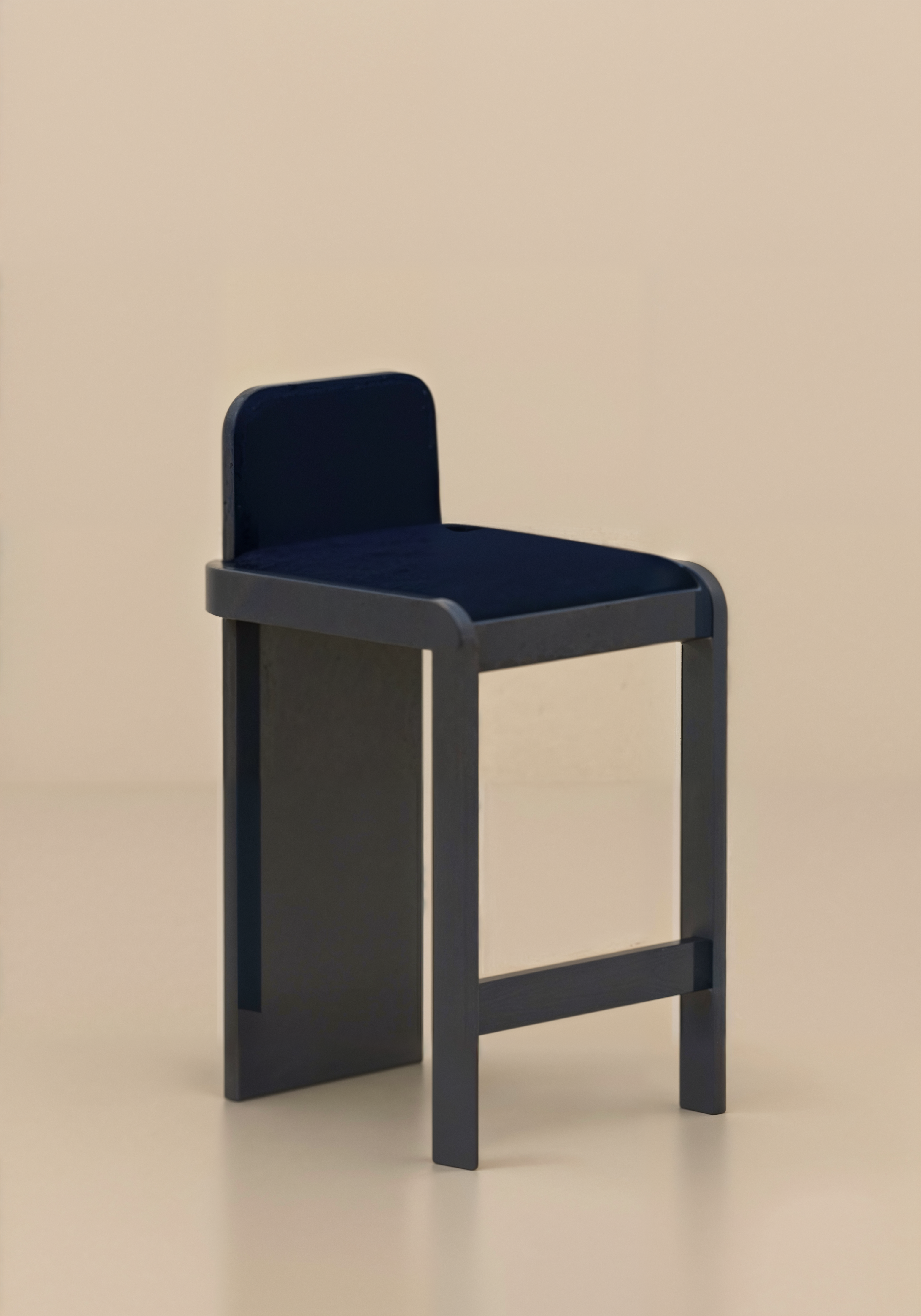 Tabouret TOTEM Bleu pers